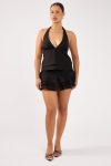 Perfect Stranger EllaMae Ruffle Mini Skort Black